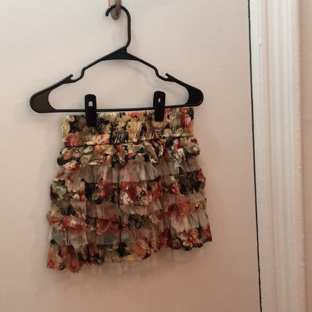 Colorful mini skirt
